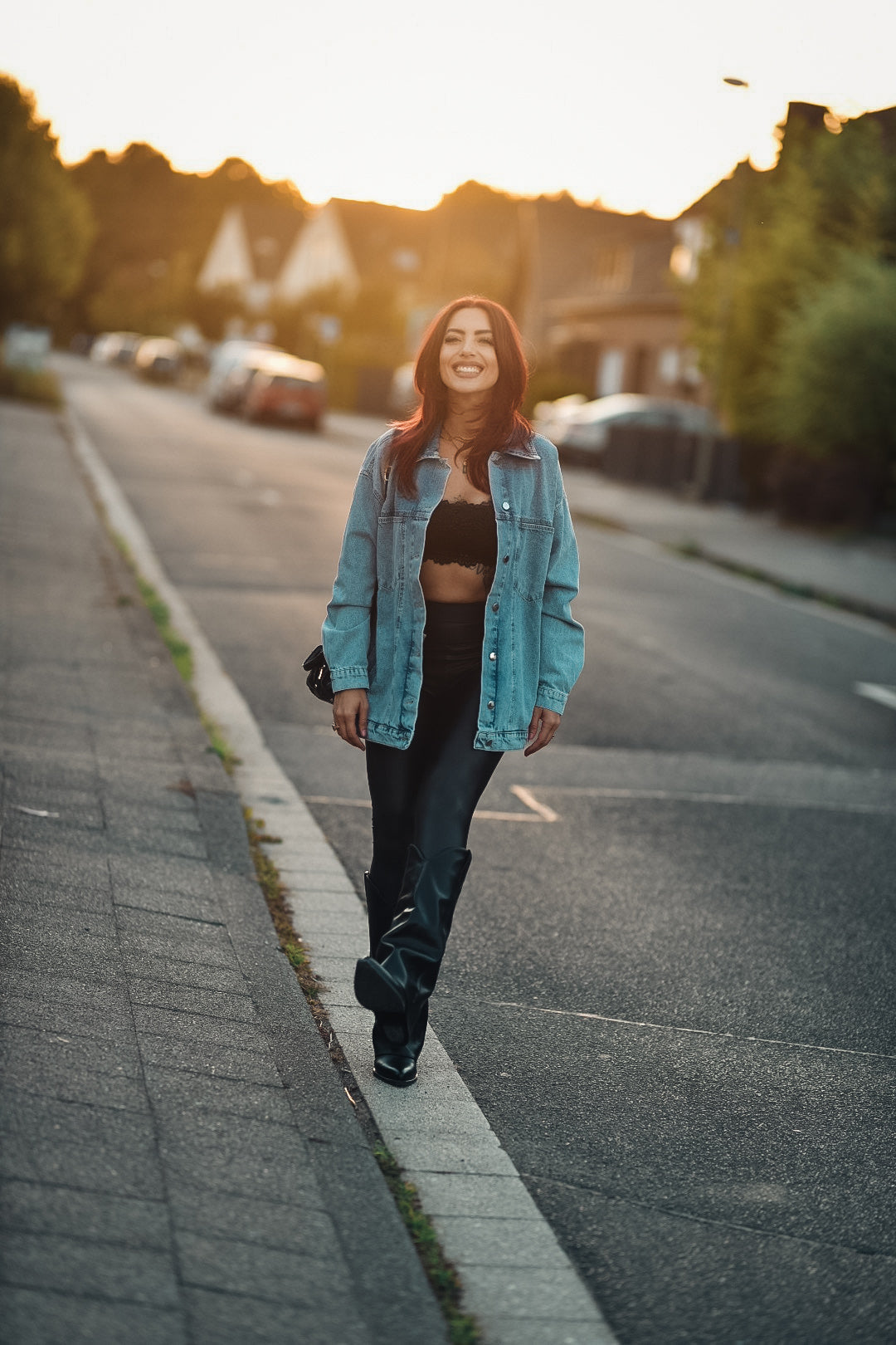 Oversize Jeansjacke - limitierte Stückzahl mit meinem Tattoomotiv!