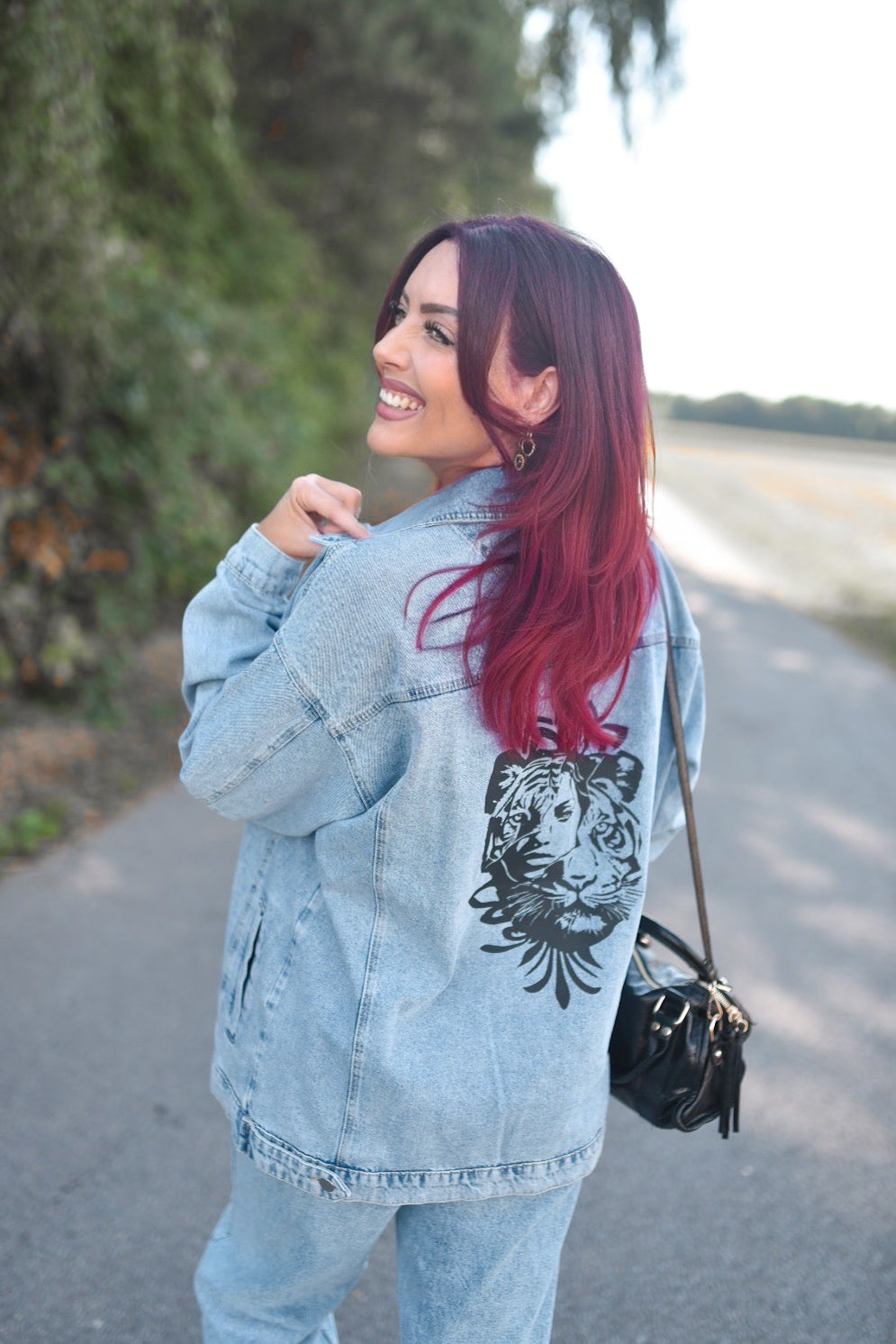Oversize Jeansjacke - limitierte Stückzahl mit meinem Tattoomotiv!